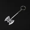 New best-selling film and television peripheral double-headed axe zinc alloy keychain, Marvel Avengers keychain pendant Application Scenario
